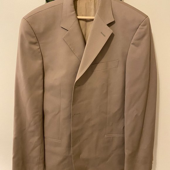 Hugo Boss Other - Hugo Boss Suit Jacket/ Blazer - Tan - Excellent Condition - 42S